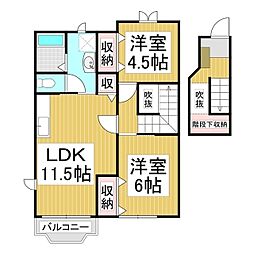 ベルグランデmA 2LDKの間取図画像