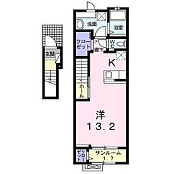 ガーデンハイツ・りんどう ワンルームの間取図画像