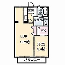 エリーゼ 201 ｜ 広島県福山市御幸町大字森脇149-1（賃貸アパート1LDK・2階・44.81㎡） その2