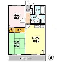 ジョリープレイス 102 ｜ 広島県福山市大門町3丁目21-2（賃貸マンション2LDK・1階・51.04㎡） その2