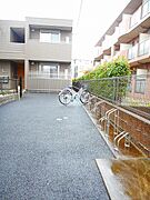長いアプローチで安心