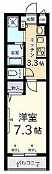 アートフィール/雅 1Kの間取図画像