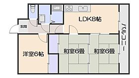 ハウスタカキ  ｜ 広島県広島市安佐南区大町東３丁目（賃貸マンション3LDK・2階・57.96㎡） その2