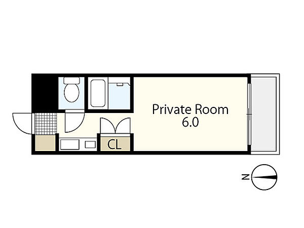 b-residence 長束（旧：メゾン西原） ｜広島県広島市安佐南区長束西2丁目(賃貸マンション1K・2階・19.00㎡)の写真 その2