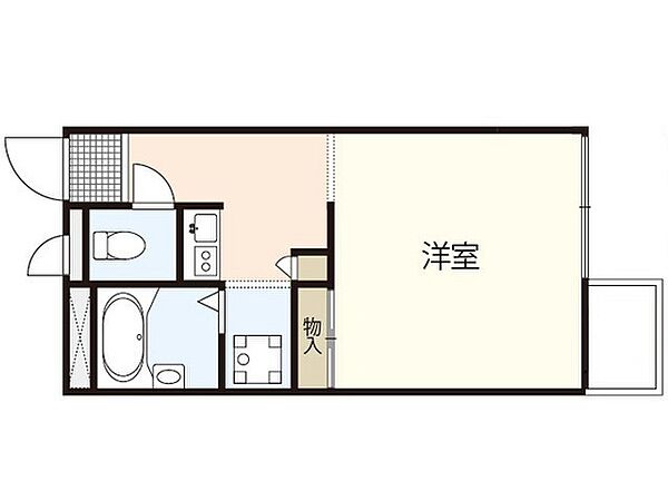 レオパレス西山荘 ｜広島県広島市安佐南区緑井3丁目(賃貸アパート1K・2階・20.28㎡)の写真 その2