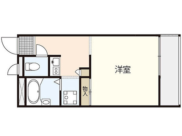 レオパレスみのりビルII ｜広島県広島市佐伯区五日市駅前3丁目(賃貸マンション1K・1階・20.28㎡)の写真 その2