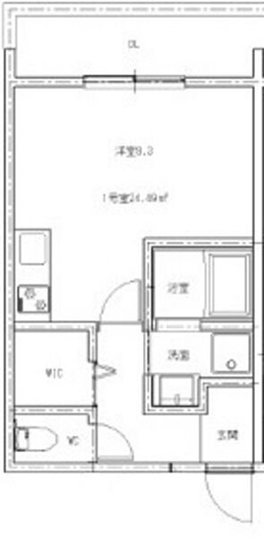 アップリッチ ｜広島県広島市東区牛田新町4丁目(賃貸アパート1R・2階・24.49㎡)の写真 その2