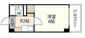 シャトー三滝  ｜ 広島県広島市西区三滝町（賃貸マンション1K・2階・16.74㎡） その2