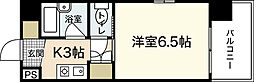 アクアサイド三篠 1Kの間取図画像