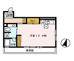 ストゥーディオ雅　Ｂ棟  ｜ 広島県広島市安佐南区大町東1丁目（賃貸アパート1R・1階・33.50㎡） その2