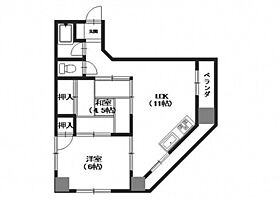 ユービル  ｜ 広島県広島市西区横川町1丁目（賃貸マンション2LDK・3階・41.73㎡） その2