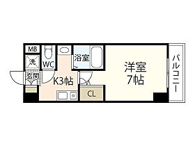 イマニシビル  ｜ 広島県広島市安佐南区西原1丁目（賃貸マンション1K・5階・25.52㎡） その2