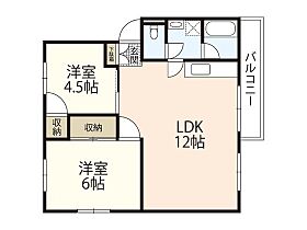 コーポ川内  ｜ 広島県広島市安佐南区川内1丁目（賃貸マンション2LDK・2階・51.87㎡） その2