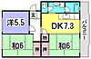 山根マンション3階5.8万円