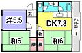 山根マンション3階5.8万円