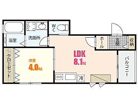 シエルクレール  ｜ 広島県広島市安佐南区八木7丁目（賃貸アパート1LDK・1階・31.85㎡） その2