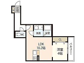 アドバンス隅の浜  ｜ 広島県広島市佐伯区隅の浜3丁目（賃貸アパート1LDK・3階・37.22㎡） その1