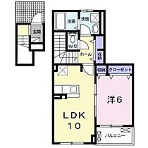 アメニティ　イースト  ｜ 広島県広島市安佐南区川内4丁目（賃貸アパート1LDK・2階・45.41㎡） その1