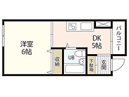 間取図画像 1DK