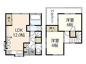 相田3丁目貸家　西側  ｜ 広島県広島市安佐南区相田3丁目（賃貸一戸建2LDK・--・62.37㎡） その2