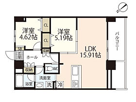 Ｇｒａｎｄ　Ｓｔａｇｅ’24  ｜ 広島県広島市西区福島町2丁目（賃貸マンション2LDK・10階・59.42㎡） その2