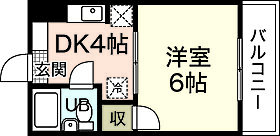 でんでん虫STタワー  ｜ 広島県広島市佐伯区藤垂園（賃貸マンション1DK・3階・21.00㎡） その2