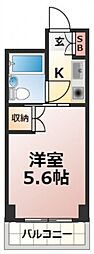 間取図画像 1K