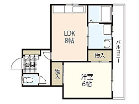 境田アパ－ト  ｜ 広島県広島市佐伯区五日市中央2丁目（賃貸アパート1DK・2階・36.00㎡） その2