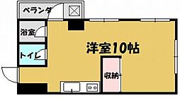 カノープス大手町 ワンルームの間取図画像