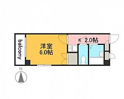 カーサエスペランサ 3階1Kの間取り