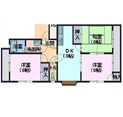 瀬田ハイツ 3DKの間取図画像