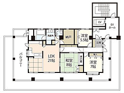 Istyle Funairi 10階4LDKの間取り