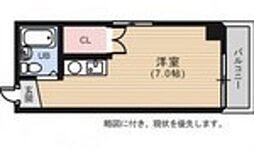 サンシャイン舟入本町 ワンルームの間取図画像