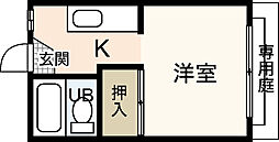 メゾン吉島 1階1Kの間取り