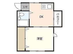 Windy1990 5階1DKの間取り