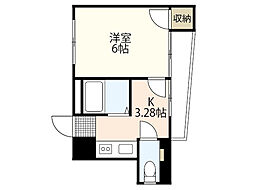 RYOSO　BILD 4階1Kの間取り