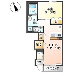 間取図画像 1LDK
