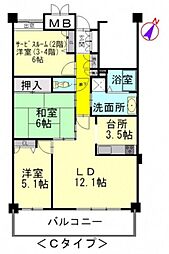 間取図画像 3LDK