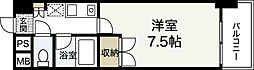 リバーメゾン横川 1Kの間取図画像