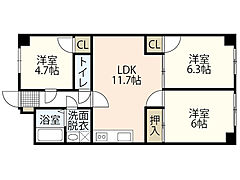 物件の間取り
