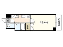 PRENCHE廿日市 1Kの間取図画像