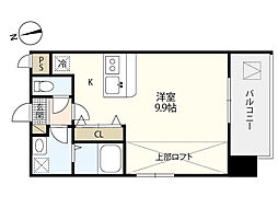 GRANXIA井口 ワンルームの間取図画像