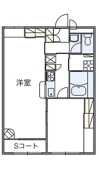 広島県広島市安佐南区相田6丁目(賃貸アパート1LDK・2階・48.44㎡)の写真 その2