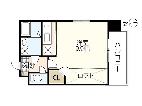 広島県広島市西区井口5丁目(賃貸マンション1R・5階・28.88㎡)の写真 その2