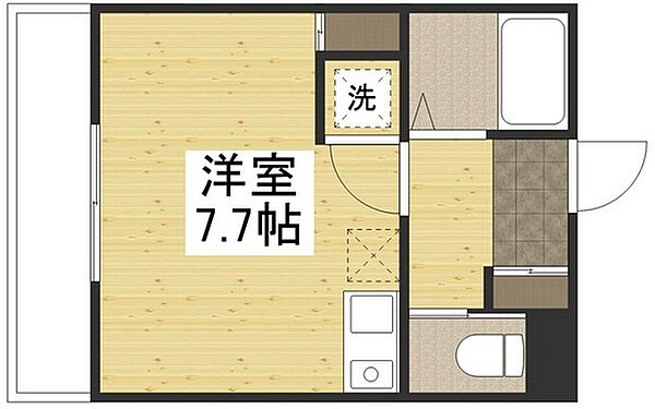 広島県広島市佐伯区三宅5丁目(賃貸アパート1R・2階・19.80㎡)の写真 その2