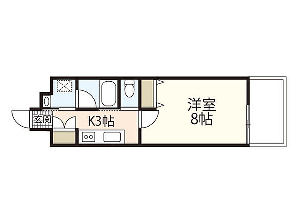 L’s東荒神 ｜広島県広島市南区東荒神町(賃貸マンション1K・7階・25.62㎡)の写真 その2