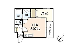 セブンプロート庚午北  ｜ 広島県広島市西区庚午北2丁目（賃貸アパート1LDK・3階・29.93㎡） その2