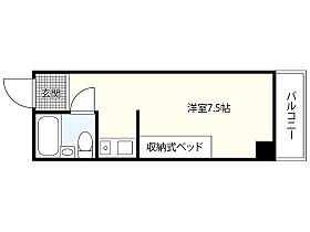 ホーメスト山根  ｜ 広島県広島市中区土橋町（賃貸マンション1R・4階・16.20㎡） その2