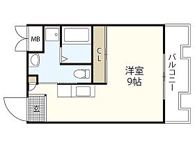 広島県広島市中区幟町（賃貸マンション1R・5階・25.07㎡） その2