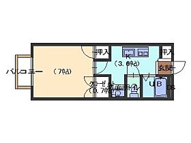 シャンマルク  ｜ 広島県広島市佐伯区五日市中央1丁目（賃貸アパート1K・1階・25.98㎡） その2